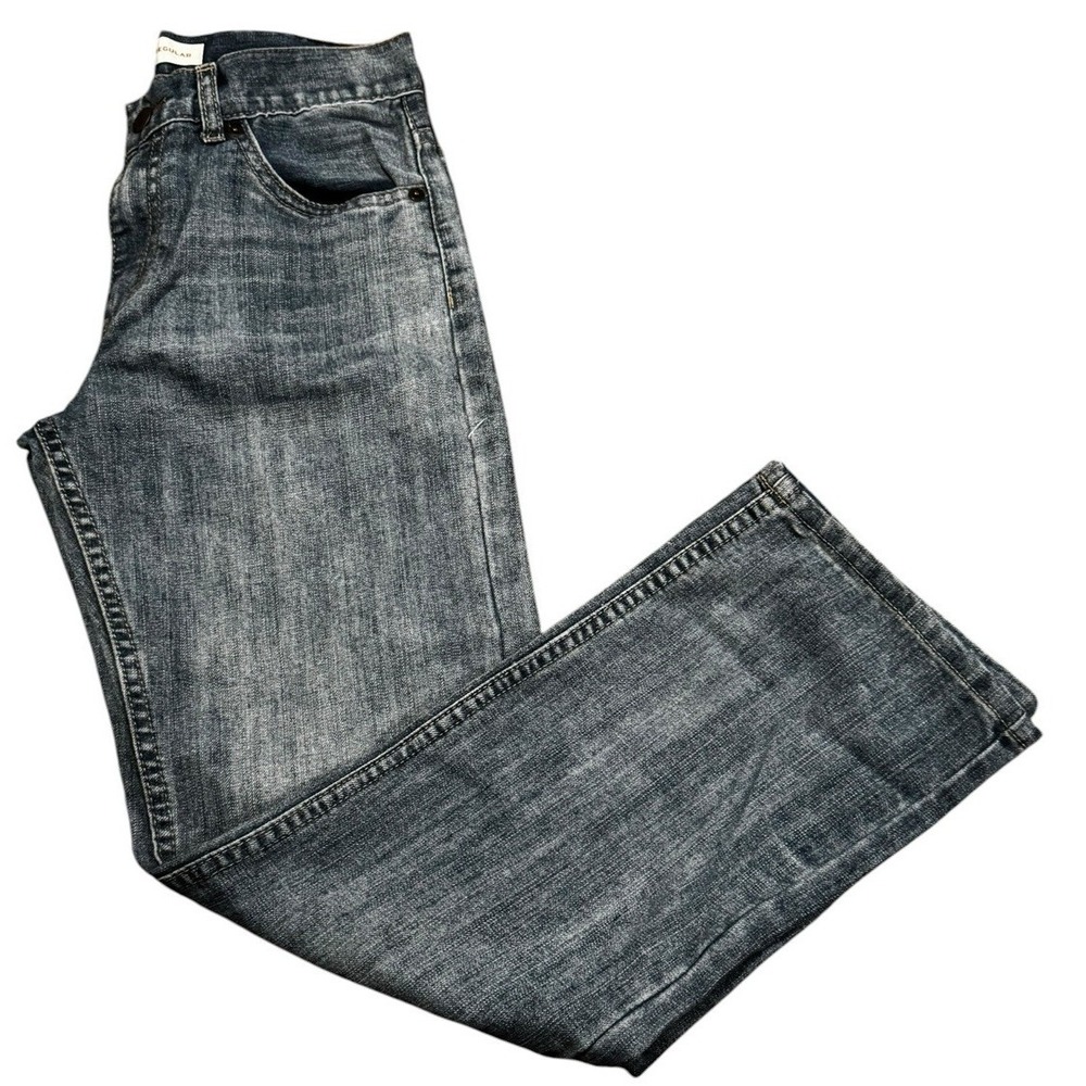 Levi's 505 Boys 14 Reg 27x27 Medium Wash Straight Leg Jeans Denim